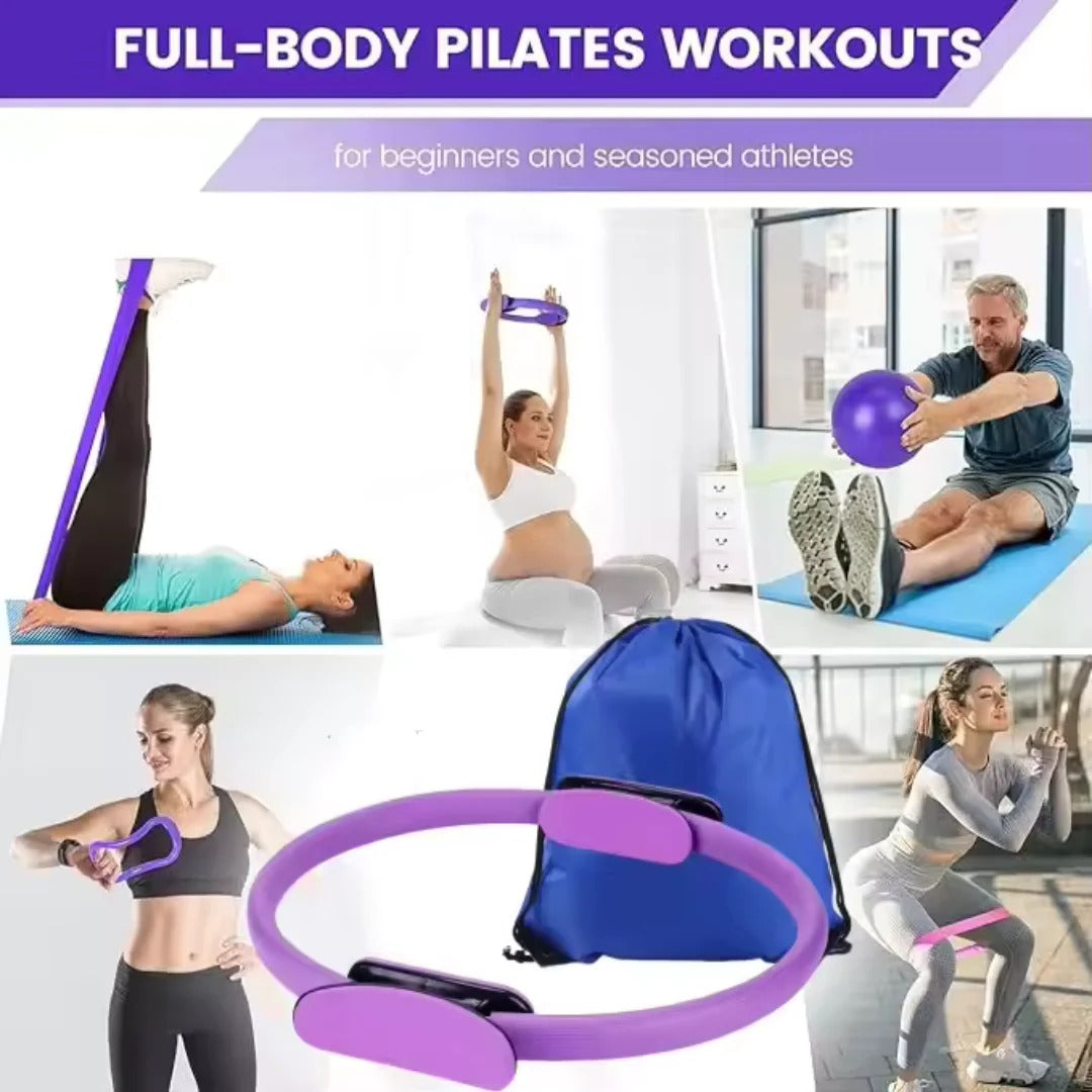 Pilatesball & Widerstandsband-Set 3