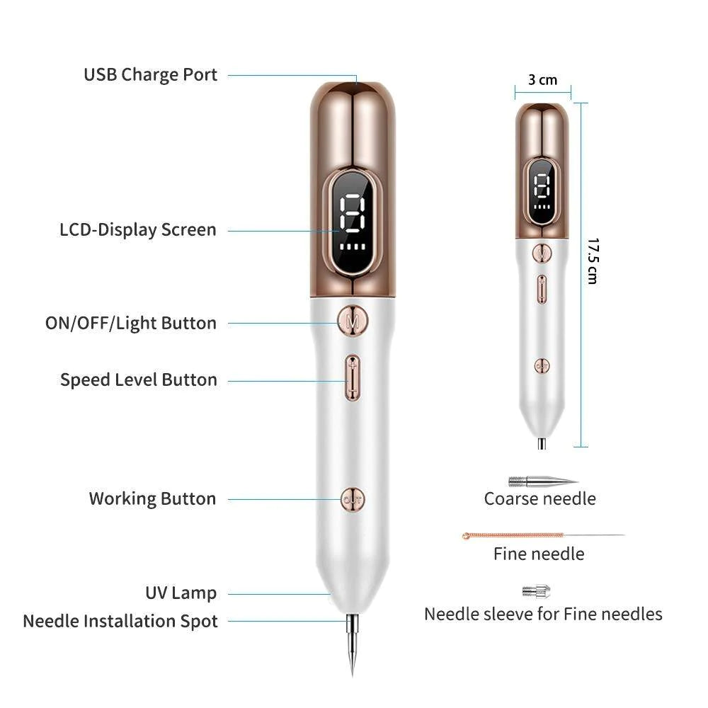 Plasma -Stift zum Entfernen von Hautmarke, Maulwürfen und Warnungen 2
