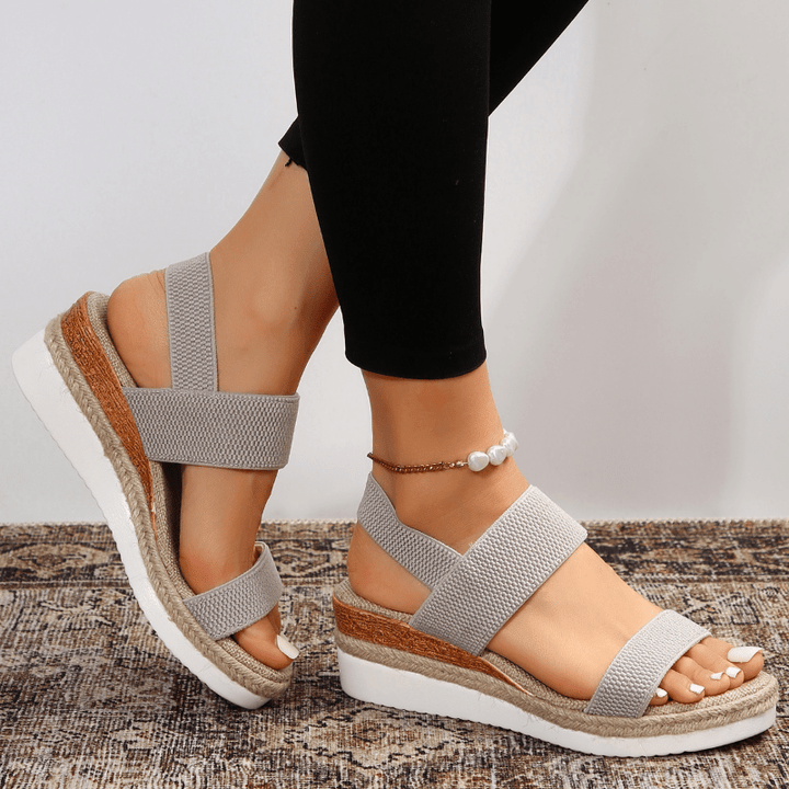 Plateau Sandalen Damen – Bequeme Sommerschuhe für Sportlichen Chic und Komfort 10