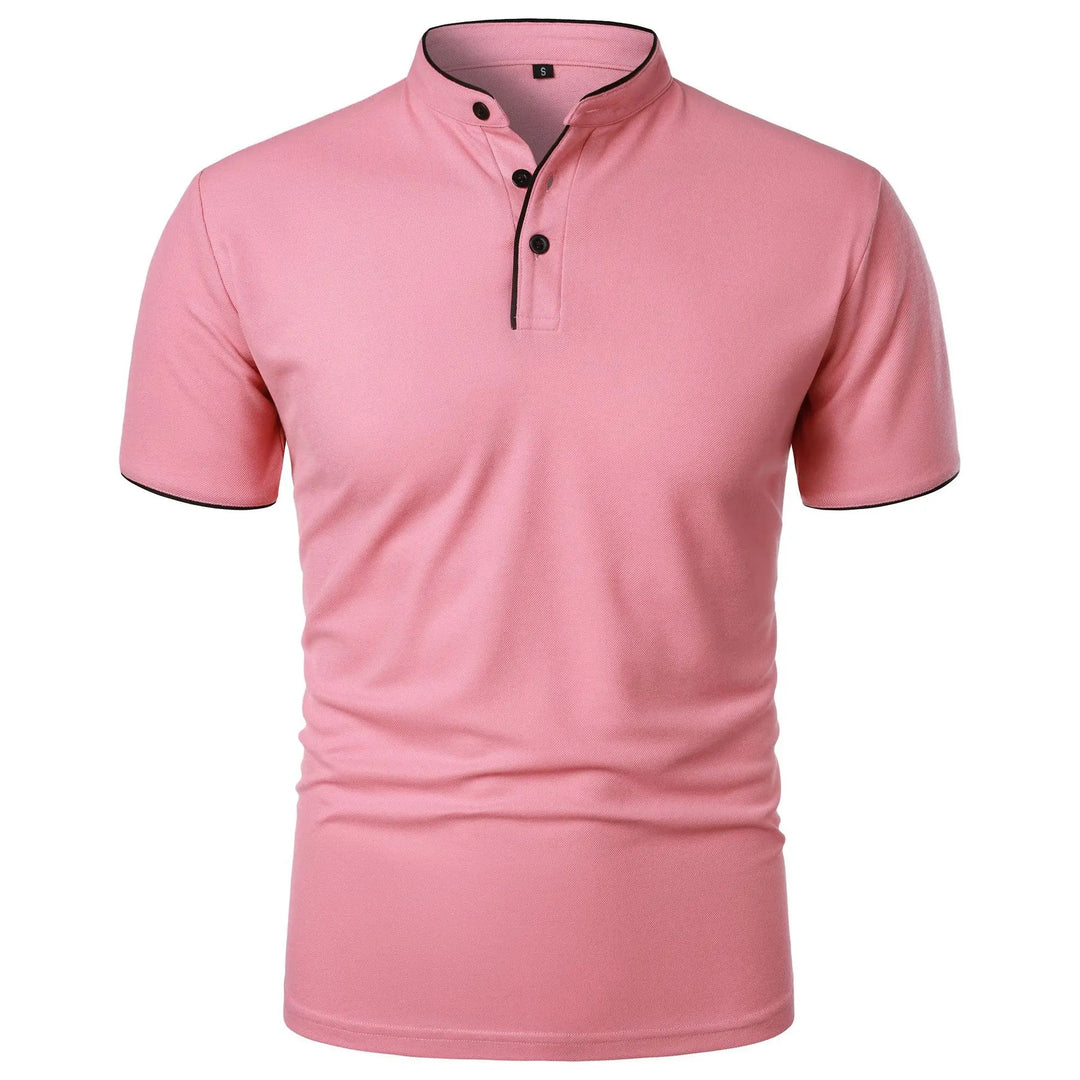 Poloshirt Herren Stehkragen – Knitterfrei, Atmungsaktiv, Elegantes Design für Männer 4