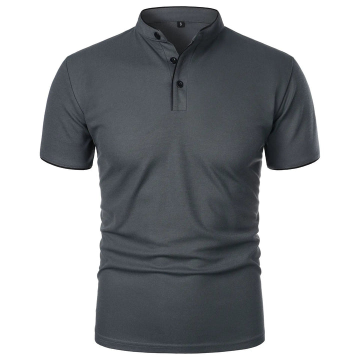 Poloshirt Herren Stehkragen – Knitterfrei, Atmungsaktiv, Elegantes Design für Männer 5
