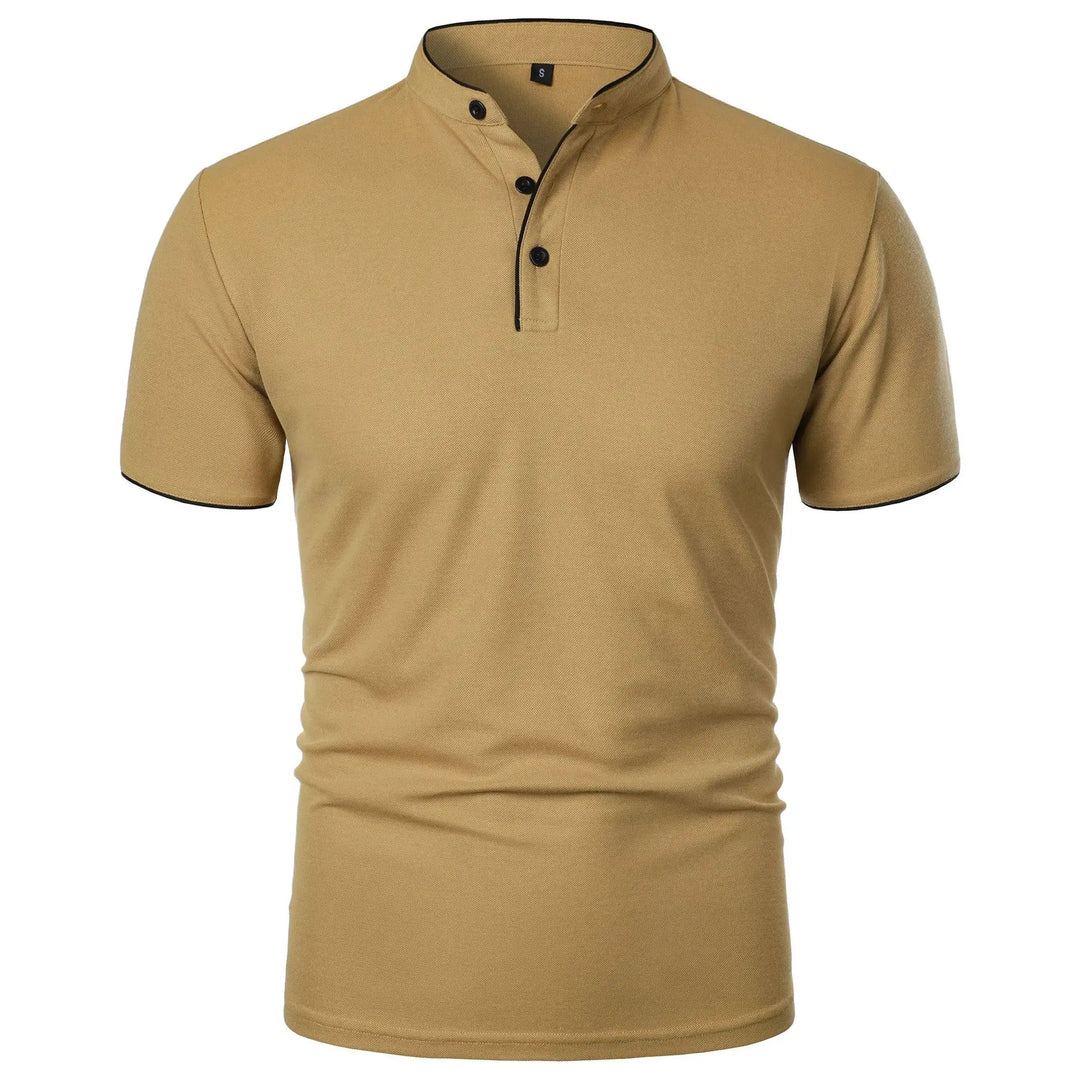 Poloshirt Herren Stehkragen – Knitterfrei, Atmungsaktiv, Elegantes Design für Männer 6