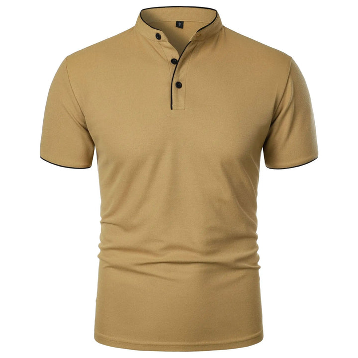 Poloshirt Herren Stehkragen – Knitterfrei, Atmungsaktiv, Elegantes Design für Männer 6