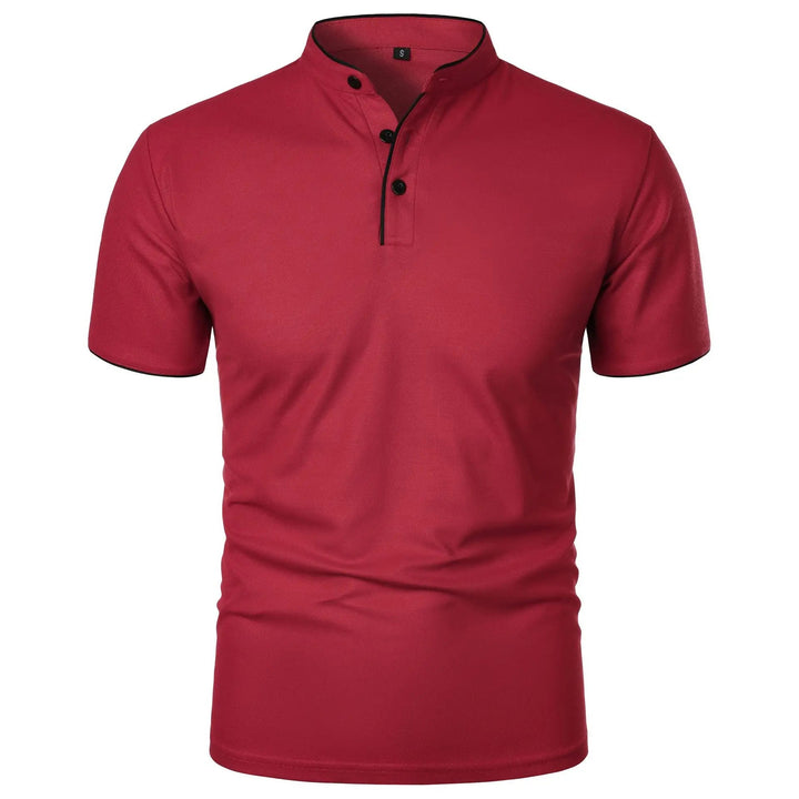 Poloshirt Herren Stehkragen – Knitterfrei, Atmungsaktiv, Elegantes Design für Männer 7