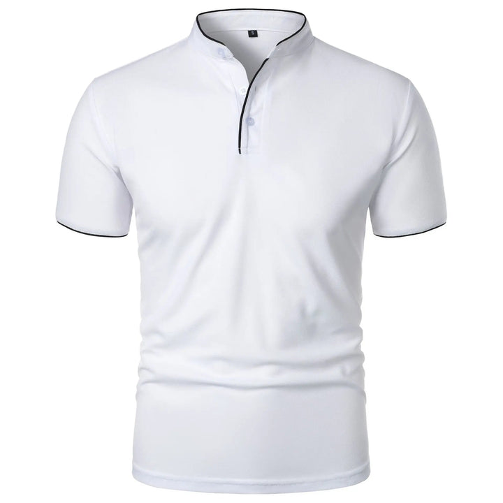 Poloshirt Herren Stehkragen – Knitterfrei, Atmungsaktiv, Elegantes Design für Männer 8