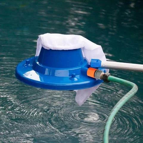 Poolblatt -Vakuum, großer Poolblatt -Sauger für einköpfige und über gemahlene Schwimmbäder (blau) 4