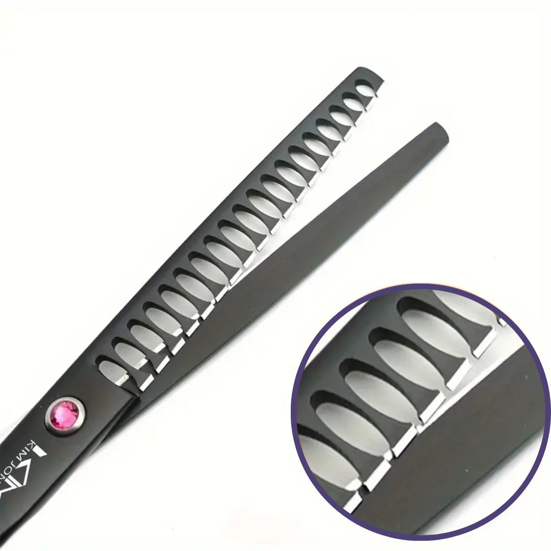 Professionelles Hundescherm Trim Set Mit Präzisionsscheren Für Haustierpflege – Ergonomischer Griff, Langlebige Qualität, Vielseitige Scherenauswahl 4