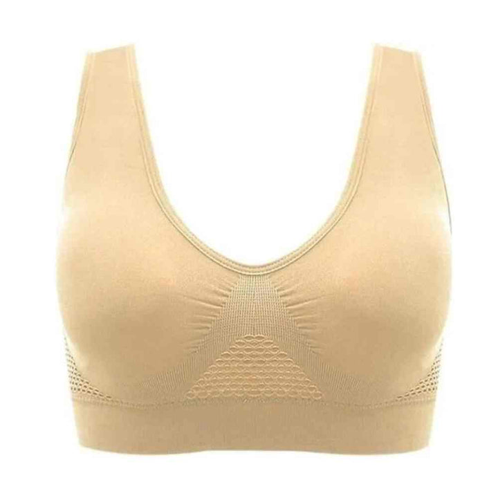 3-teiliger BH-Set mit Push-up-Design und Waben Textur-1