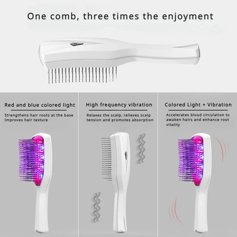 Relaxglow - Infrarot -LED -Massagekamm für Haare und Kopftherapie 2