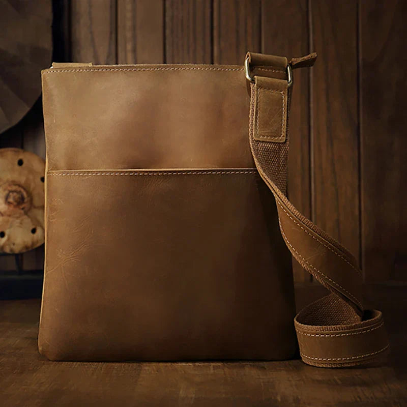 Jasper | Vintage Leder Crossbody Sling Reisetasche