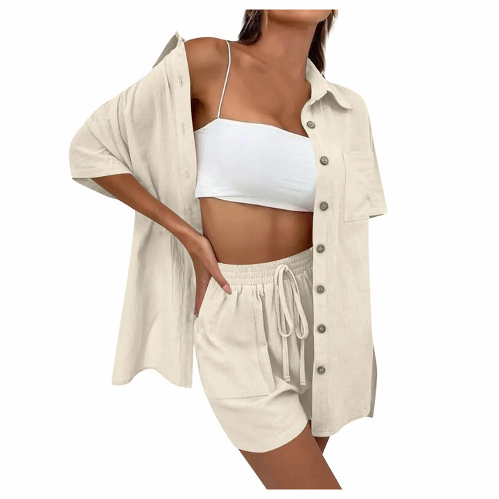 Kirra | Bequemes lockeres Oberteil und lässiges Shorts-Set