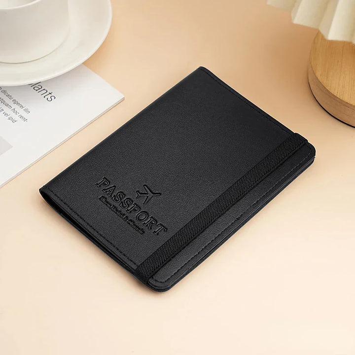 Linda | RFID-blockierende Reisepass-Kartenetui Reise-Wallet