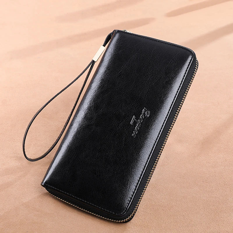 Naya | RFID Leder Telefon Tasche Clutch Reisebrieftasche
