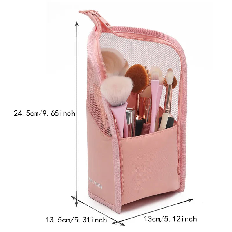 Luisa | Große wasserdichte Kosmetik- und Make-up-Tasche mit hoher Kapazität