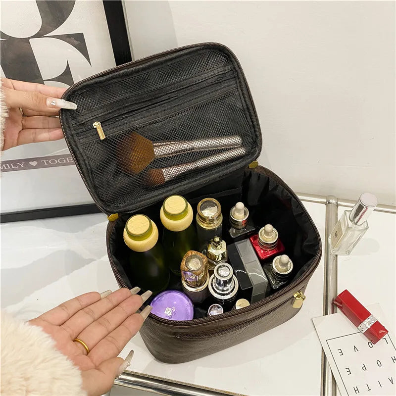Coraline | Damen Retro-Stil Kosmetik Aufbewahrungstasche