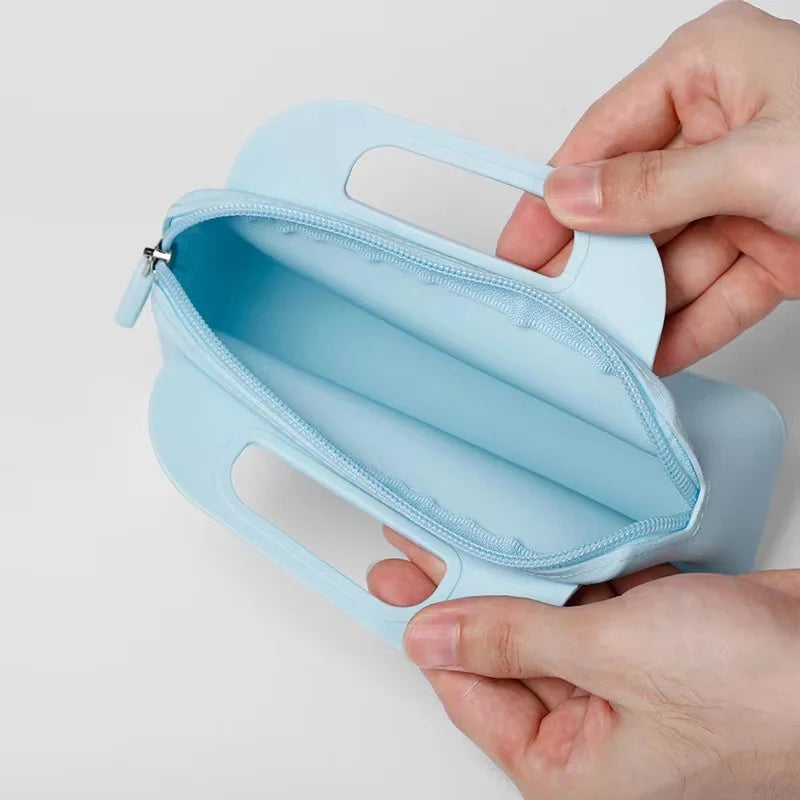 Greta | Strapazierfähige Silikon-Kosmetiktasche