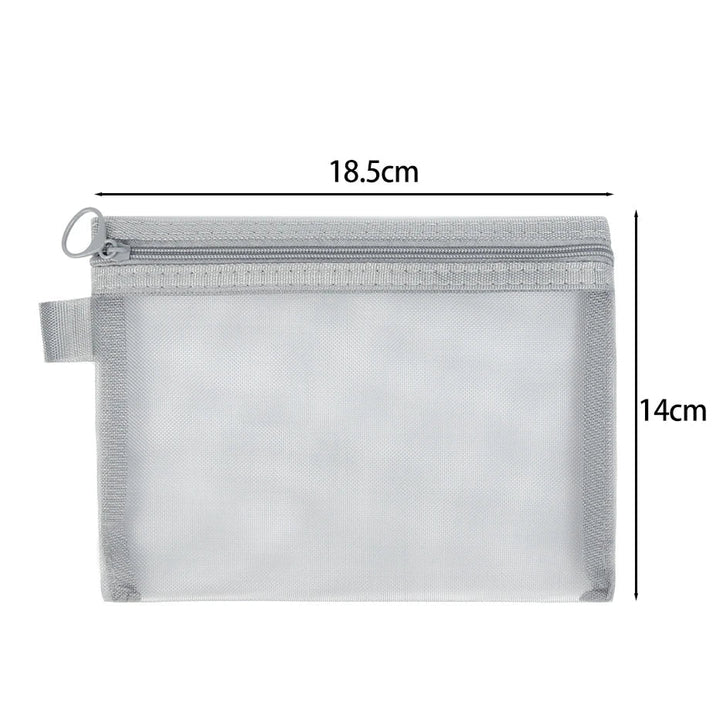 Keily | 3-teiliges Nylon-Mesh Kosmetik- und Toilettenbeutel-Set