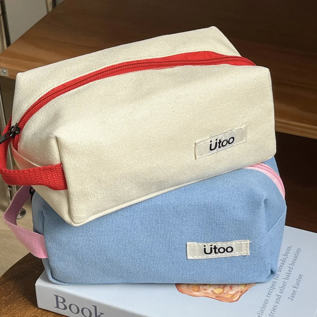 Marleigh | Canvas Kosmetik-Make-up Tasche