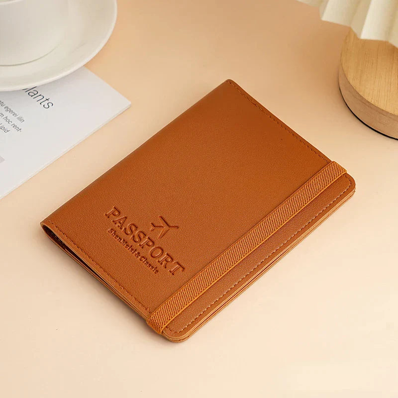 Linda | RFID-blockierende Reisepass-Kartenetui Reise-Wallet