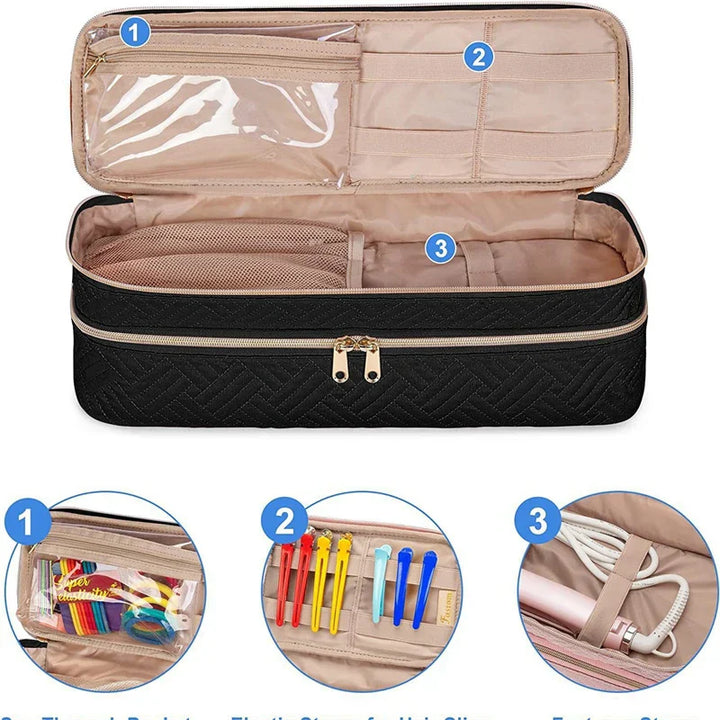 Sheila | Doppelschichtige Aufbewahrungsdesign Schönheits-Essentials Organizer