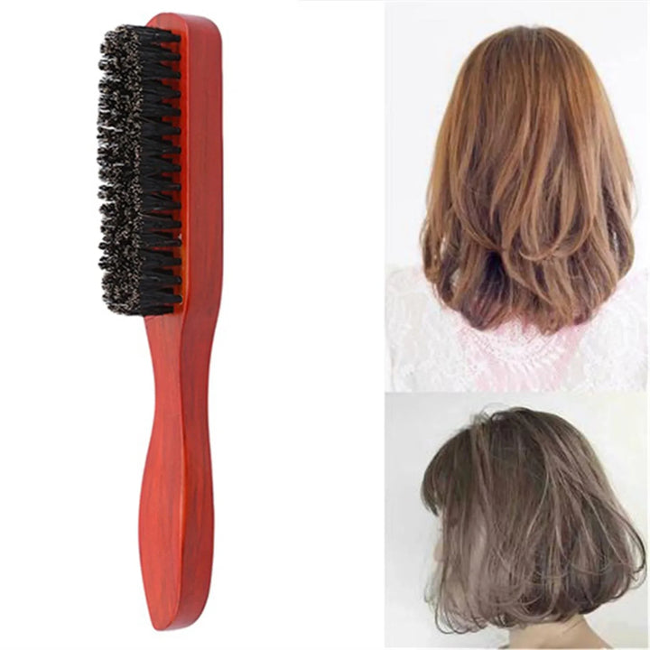 Salonsculpt - Schlankes hölzerne Nackpinsel für DIY -Friseur-6