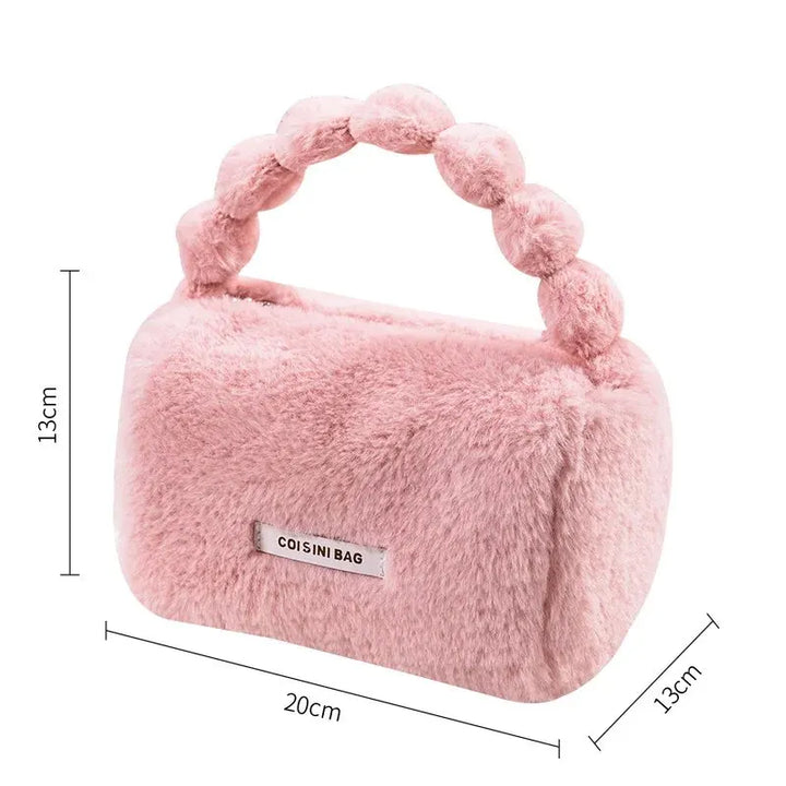 Elia | Winter Plüsch Kosmetiktasche