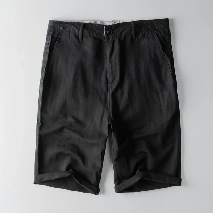  Herren -Gelegenheitsshorts - Wattestäbchenmischung - entspannte Passform - Knielänge mit Taschen-3
