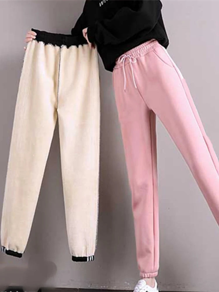 MARY | Damen dicke Fleece Winterleggings