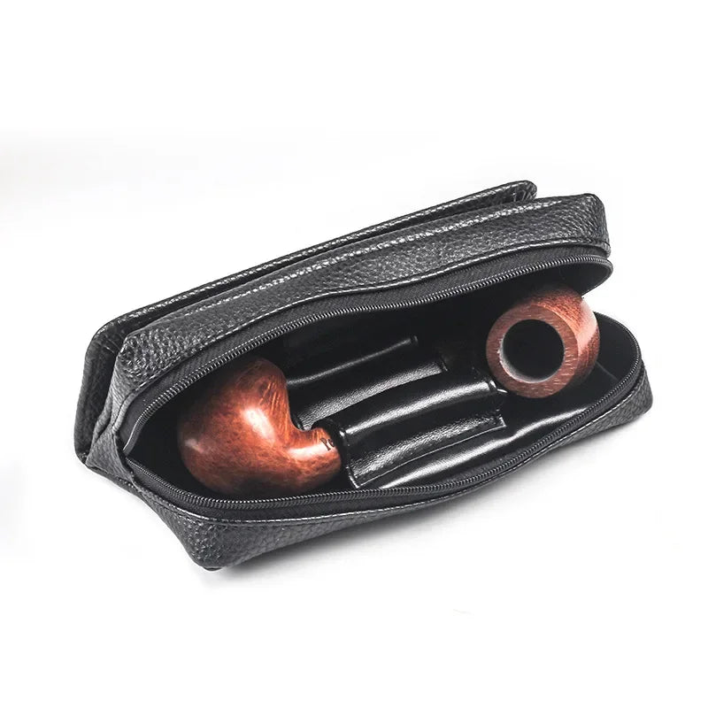 Kya | Tragbare PU-Leder Reisebrieftasche