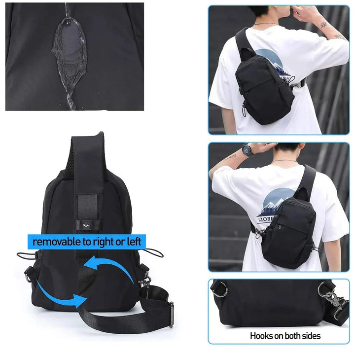 Aaron | Wasserfeste Taktische Kleine Crossbody Bauchtasche
