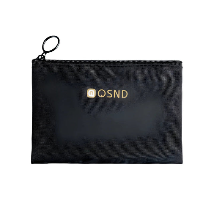Indy | Schwarze Netz-Reise-Schminktasche mit Reißverschluss
