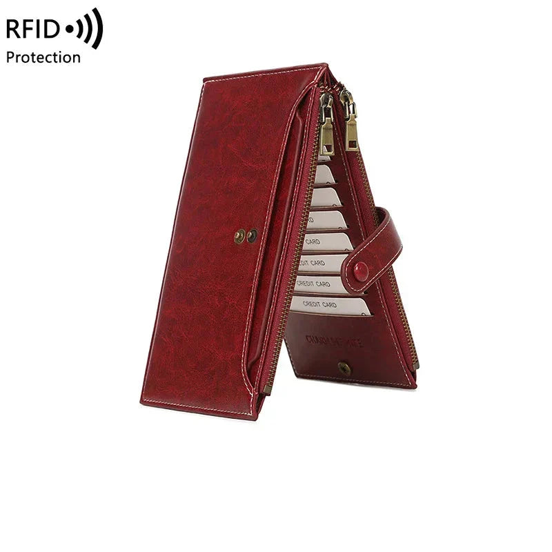 Savanna | RFID-blockierende große Reise-Clutch-Geldbörse