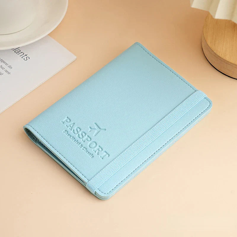 Linda | RFID-blockierende Reisepass-Kartenetui Reise-Wallet