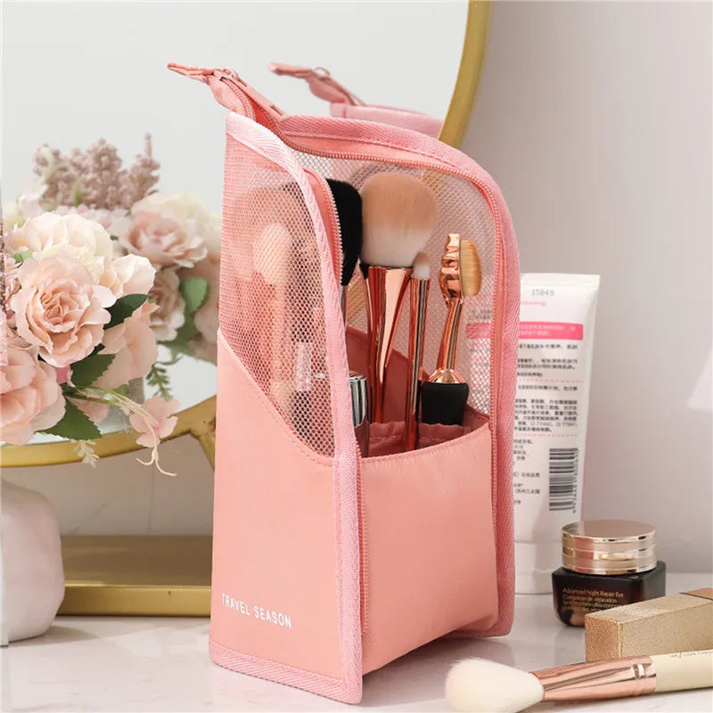 Luisa | Große wasserdichte Kosmetik- und Make-up-Tasche mit hoher Kapazität