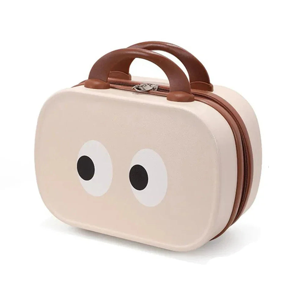 Ayra | Cartoon Eyes Vintage Kosmetiktasche Organizer