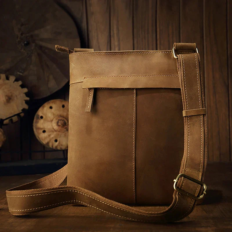 Jasper | Vintage Leder Crossbody Sling Reisetasche