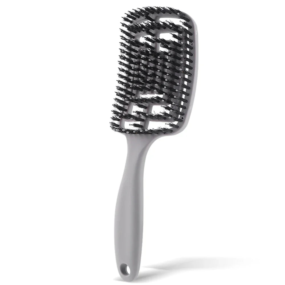 TangleFree - Nylon Borders Detangler Pinsel für gekrümmtes Styling-2