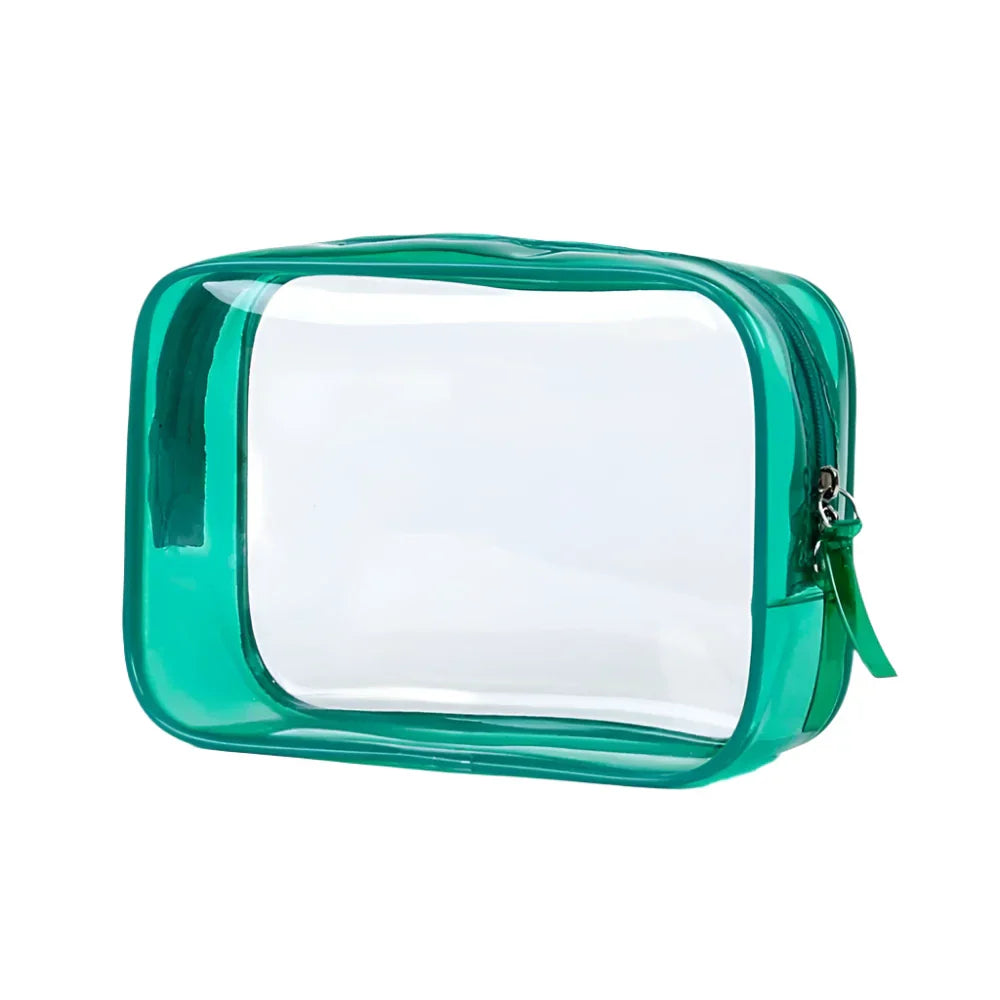 Samantha | Kompakte und tragbare transparente Make-up-Tasche
