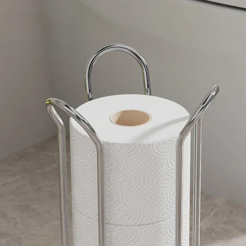  Toilettenpapierhalter Chrom - Minimalistisches Design für moderne Aufbewahrung des Bades-4