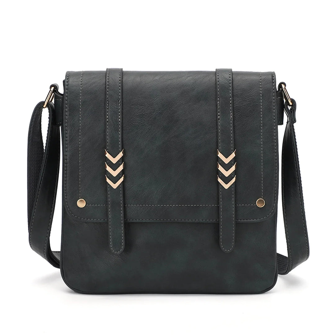 Lila | Doppeltes Fächertasche Crossbody Sling Tasche