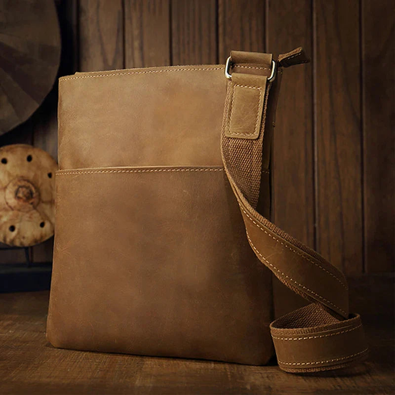 Jasper | Vintage Leder Crossbody Sling Reisetasche