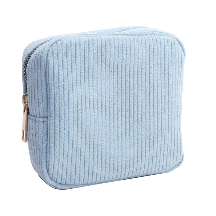 Aura | Modische und geräumige Kosmetiktasche im Cord-Stil
