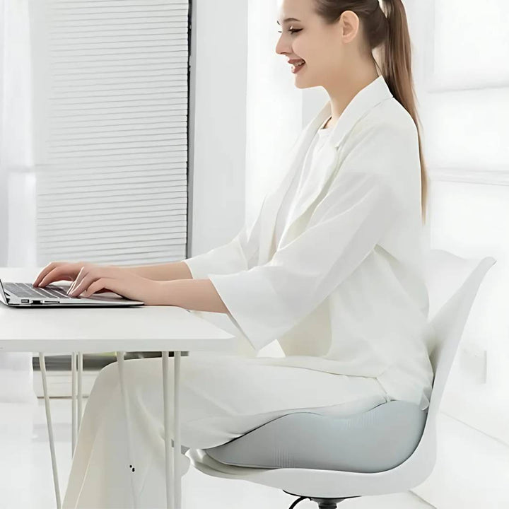 SITSMART Einstellbarer Speicherschaum Sit Knochenrelief | Sitzkissen für Steißbeindruckschmerzen - Haltungsunterstützung in Bürostühle 4
