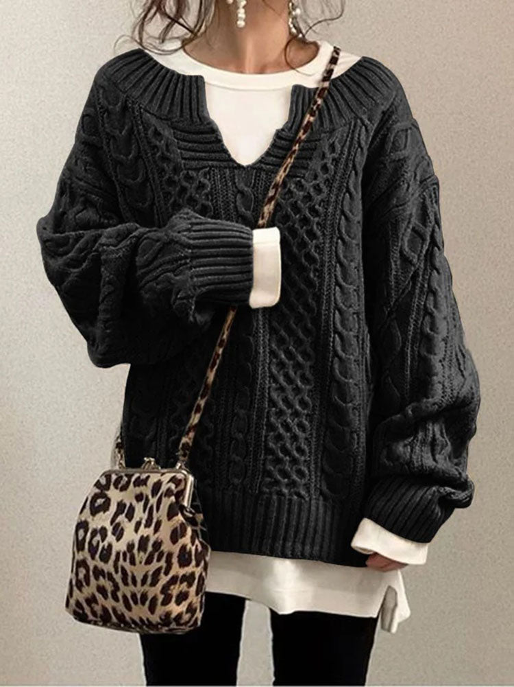 Emilia | Kuscheliger Grobstrickpullover für Einen Zeitlosen Look