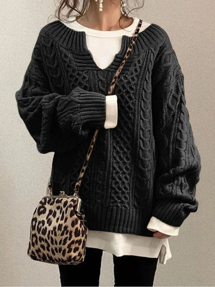 Emilia | Kuscheliger Grobstrickpullover für Einen Zeitlosen Look