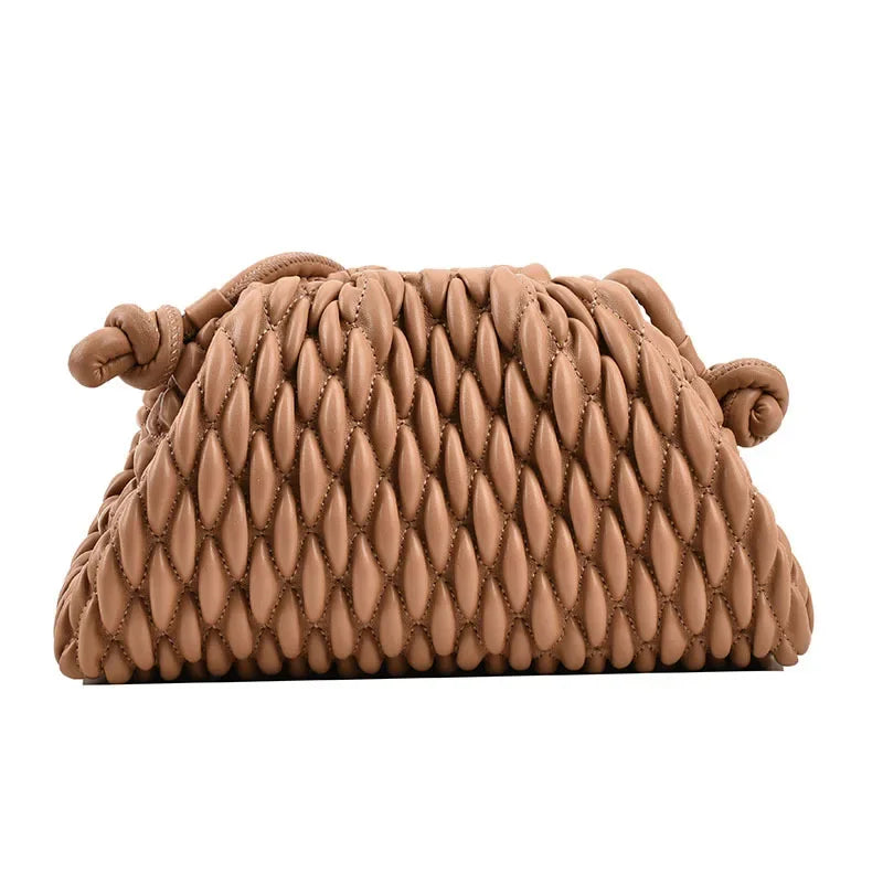 Chloe | Stilvolle Einfarbige Mini Leder Crossbody Schultertasche