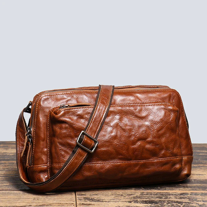 Owen | Echtes Leder Crossbody Reisetasche
