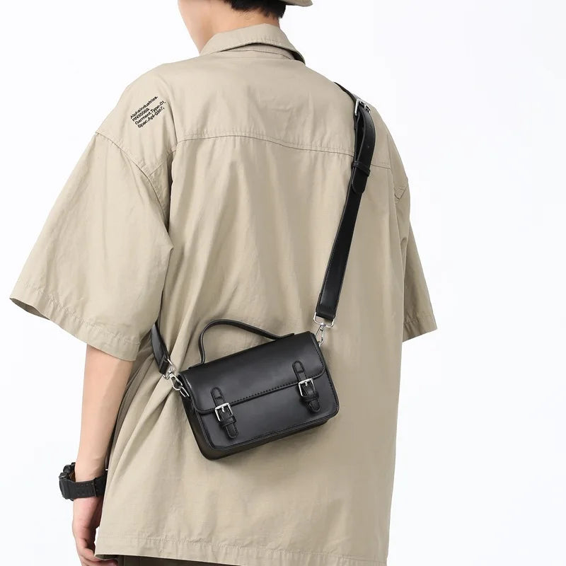 Liam | Herren Trendy Kleine Leder Crossbody Sling Handtasche