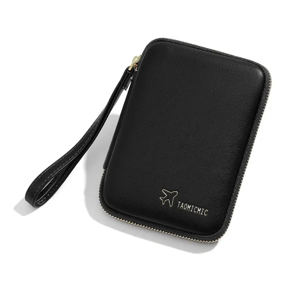 Robin | Eleganter PU-Leder Reisepasshalter Geldbörse