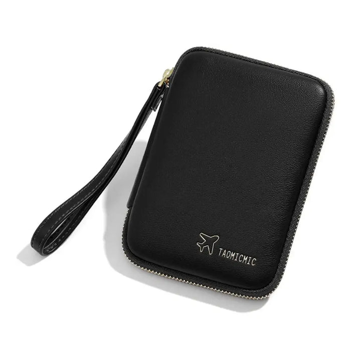 Robin | Eleganter PU-Leder Reisepasshalter Geldbörse